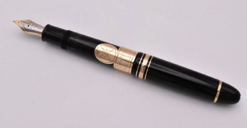 RARE GOLD MONTBLANC MEISTERSTCK 149 FOUNTAIN PEN GARRARDS SPECIAL ORDER 14K NIB - ADDITIONAL PHOTO 5