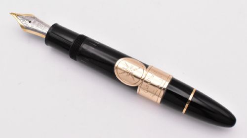 RARE GOLD MONTBLANC MEISTERSTCK 149 FOUNTAIN PEN GARRARDS SPECIAL ORDER 14K NIB - ADDITIONAL PHOTO 7