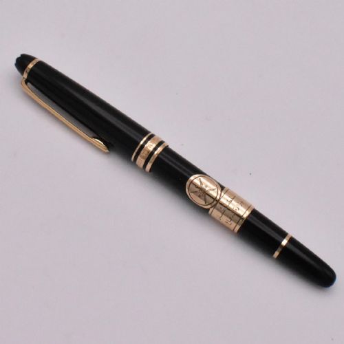 RARE GOLD MONTBLANC MEISTERSTCK 144 FOUNTAIN PEN GARRARDS SPECIAL ORDER 14K NIB - ADDITIONAL PHOTO 2