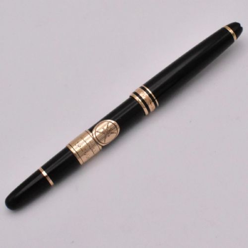 RARE GOLD MONTBLANC MEISTERSTCK 144 FOUNTAIN PEN GARRARDS SPECIAL ORDER 14K NIB - ADDITIONAL PHOTO 5