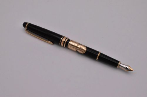 RARE GOLD MONTBLANC MEISTERSTCK 144 FOUNTAIN PEN GARRARDS SPECIAL ORDER 14K NIB - ADDITIONAL PHOTO 6