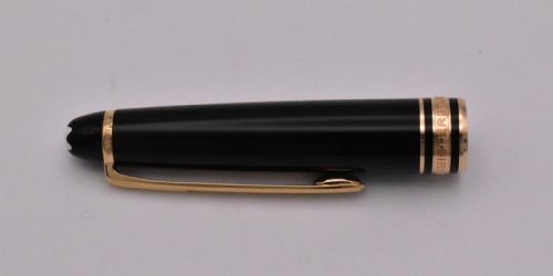 RARE GOLD MONTBLANC MEISTERSTCK 144 FOUNTAIN PEN GARRARDS SPECIAL ORDER 14K NIB - ADDITIONAL PHOTO 10
