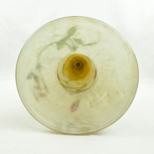LARGE DAUM NANCY ART NOUVEAU CAMEO GLASS VASE SWEET PEA FLOWERS C 190044CM TALL - ADDITIONAL PHOTO 8