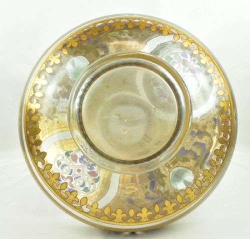 A LARGE PHILIPPEJOSEPH BROCARD MAMLUKSTYLE ENAMELLED GILDED GLASS VASE C 19TH - ADDITIONAL PHOTO 7