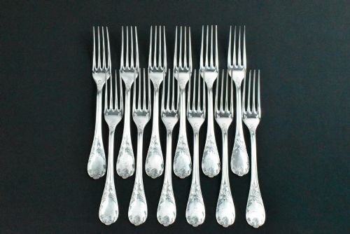 CHRISTOFLE MARLY 52PIECE SILVERPLATED FLATWARE CUTLERY SET WITH CASE - ADDITIONAL PHOTO 2