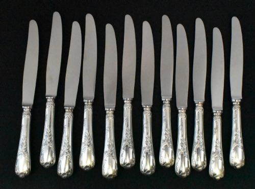 CHRISTOFLE MARLY 52PIECE SILVERPLATED FLATWARE CUTLERY SET WITH CASE - ADDITIONAL PHOTO 9