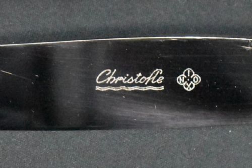 CHRISTOFLE MARLY 52PIECE SILVERPLATED FLATWARE CUTLERY SET WITH CASE - ADDITIONAL PHOTO 10