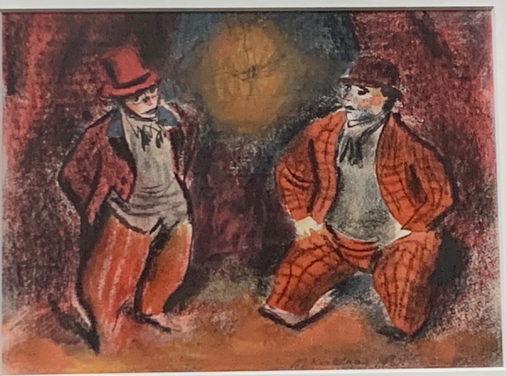 Morris Kestelman Clowns Pastel 1937