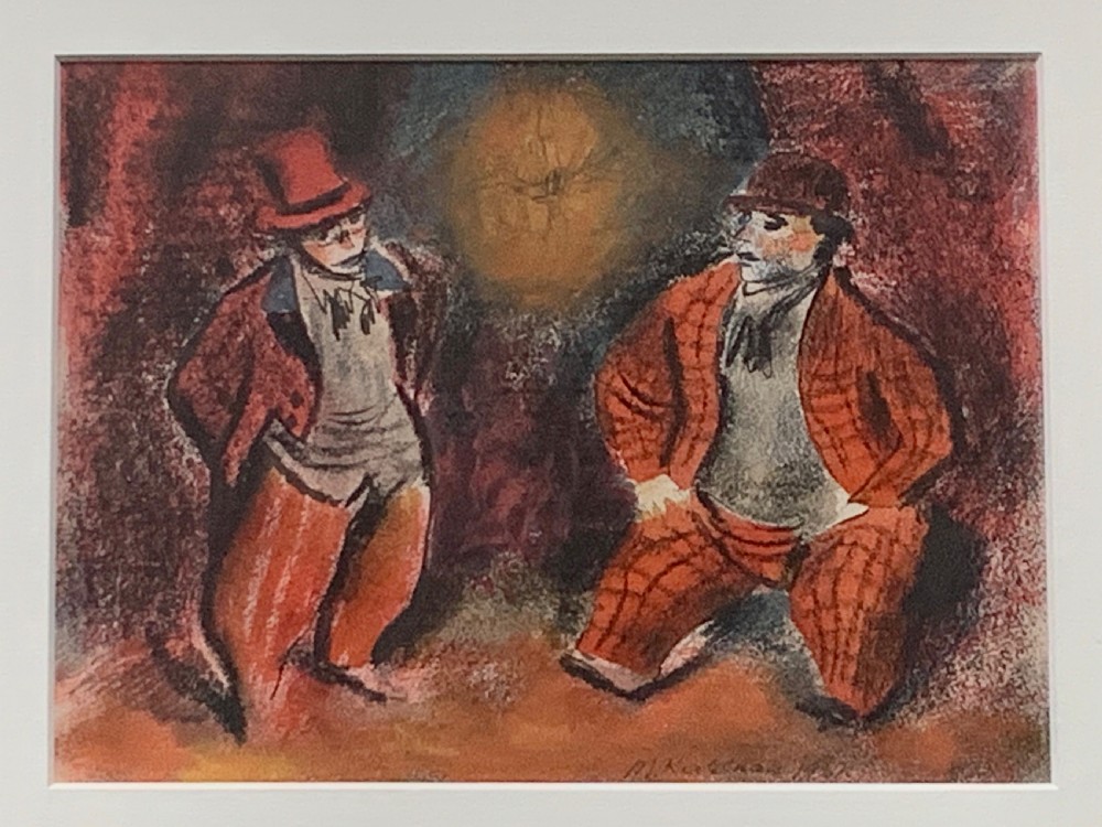 Morris Kestelman Clowns Pastel 1937 View III