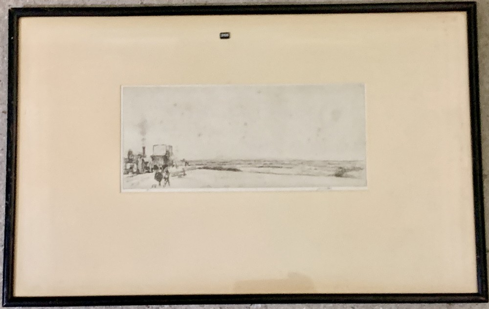 JAMES MCBEY  (SCOTTISH, 1883-1959) ETCHING TITLED BUCHAN