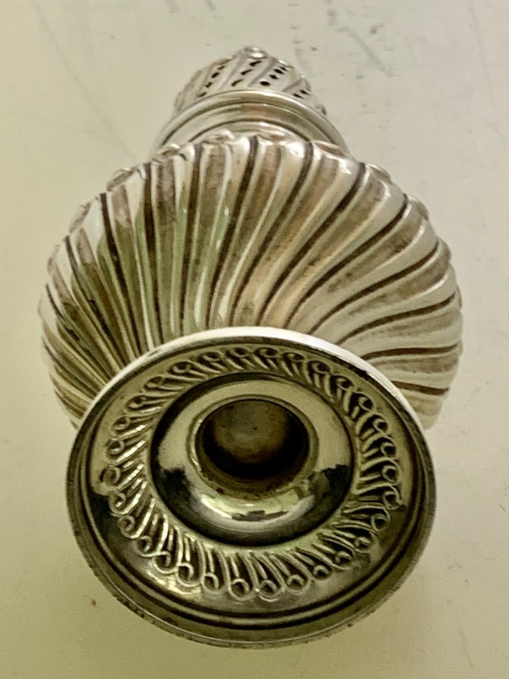 A Superb Victorian sugar caster, Lee & Wigfull, Sheffield 1898 View VI