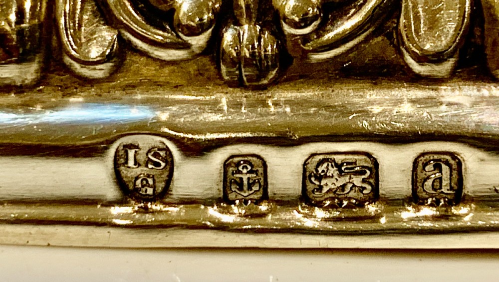 Pr Antique ISG Israel Sigmund Greenberg Sterling Silver Candlesticks 1900 View VIII