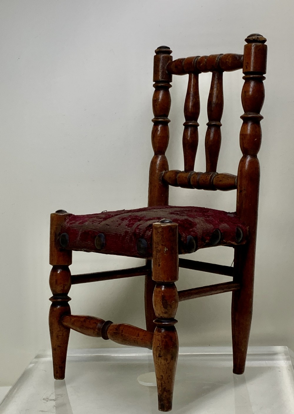 Stunning Antique Apprentice Piece Chair. 19th c View II
