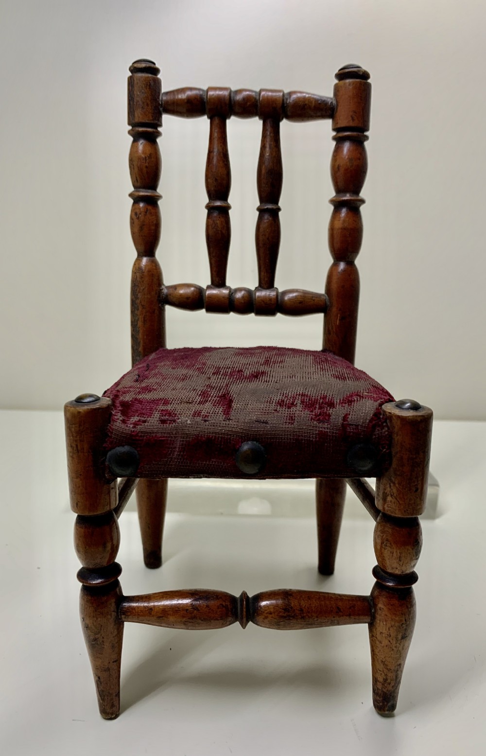 Stunning Antique Apprentice Piece Chair. 19th c View VIII