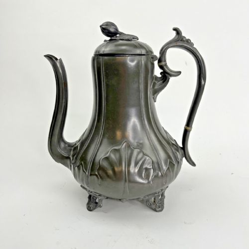 Victorian Britannia Metal Hot Water Pot by Philip Ashberry & Sons – Dated 1861