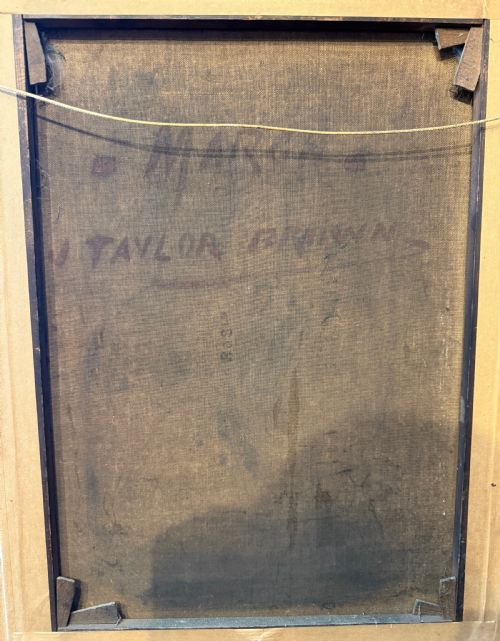 JAMES TAYLORBROWN SCOTTISH 18681923 OIL ON CANVAS ENTITLED MARCH - ADDITIONAL PHOTO 1