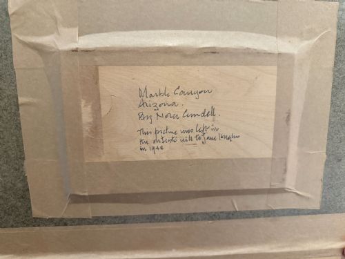 NORA CUNDELL 18891948 A PAIR OF WATERCOLOURS OF MARBLE CANYON ARIZONA - ADDITIONAL PHOTO 2