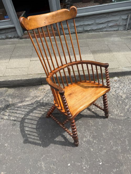 SCOTTISH DARVEL CHAIR ATTRIBUTED TO JOHN MCMATH - ADDITIONAL PHOTO 1