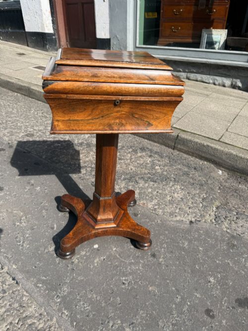 Regency Rosewwod Teapoy