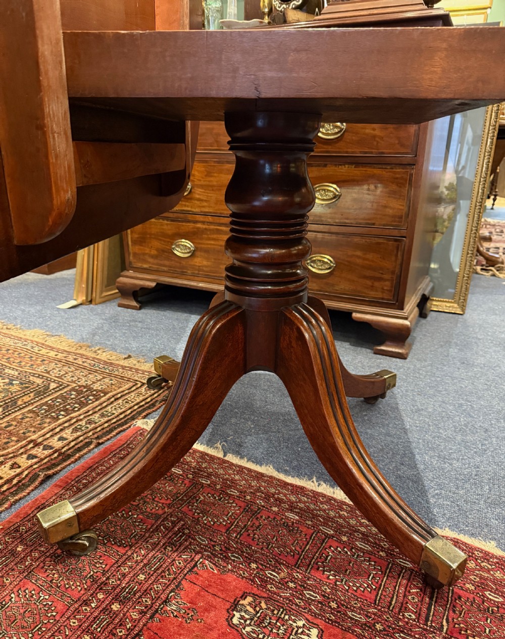 George 111 side tilting Mahogany Breakfast Table View III