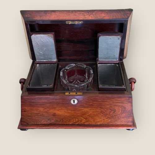 Regency Rosewood Tea Caddy
