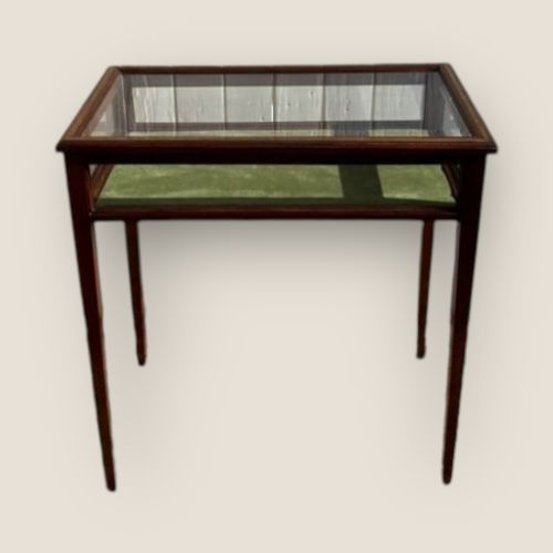 Vintage Mahogany Inlaid Bijourterie Table