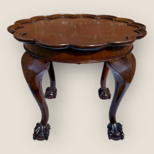 fig 1. Antique Edwardian Mahogany Pie-Crust Coffee Table | Occasional Table