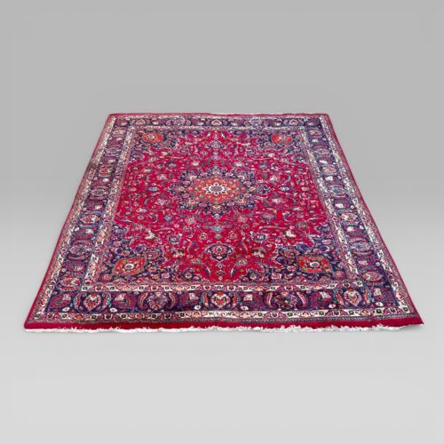 Vintage Large Oriental Hand-knotted Wool Rug – 398 Cm X 296 Cm