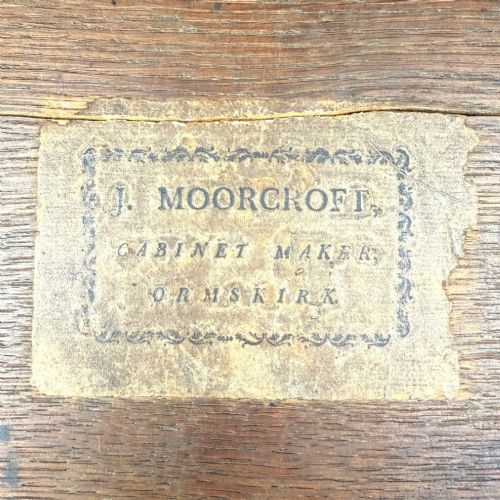 ANTIQUE GEORGE III 1790 MAHOGANY BRASS CHEST OF 5 DRAWERS BY J MOORCROFT - ADDITIONAL PHOTO 11