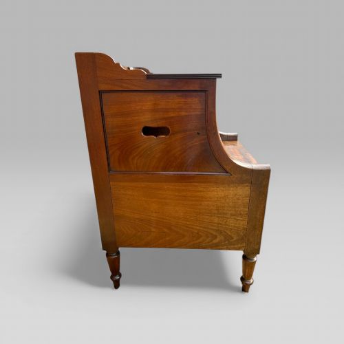 fig 4. Antique Georgian Gillows Mahogany Bedside Table Cabinet | Pot Cupboard