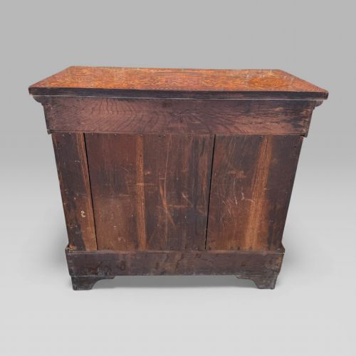 ANTIQUE 18TH CENTURY DUTCH MARQUETRY MAHOGANY CONSOLE WALL TABLE CABINET - ADDITIONAL PHOTO 14