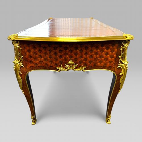 FRANOIS LINKE FRENCH LOUIS XVI ORMOLU KINGWOOD BUREAU PLAT DESK C1889 - ADDITIONAL PHOTO 8