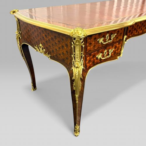 FRANOIS LINKE FRENCH LOUIS XVI ORMOLU KINGWOOD BUREAU PLAT DESK C1889 - ADDITIONAL PHOTO 10