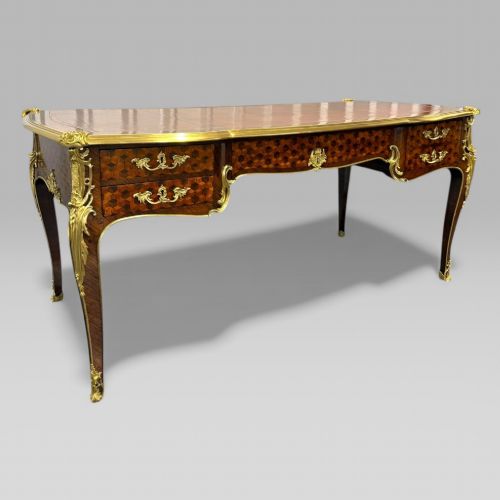 FRANOIS LINKE FRENCH LOUIS XVI ORMOLU KINGWOOD BUREAU PLAT DESK C1889 - ADDITIONAL PHOTO 12