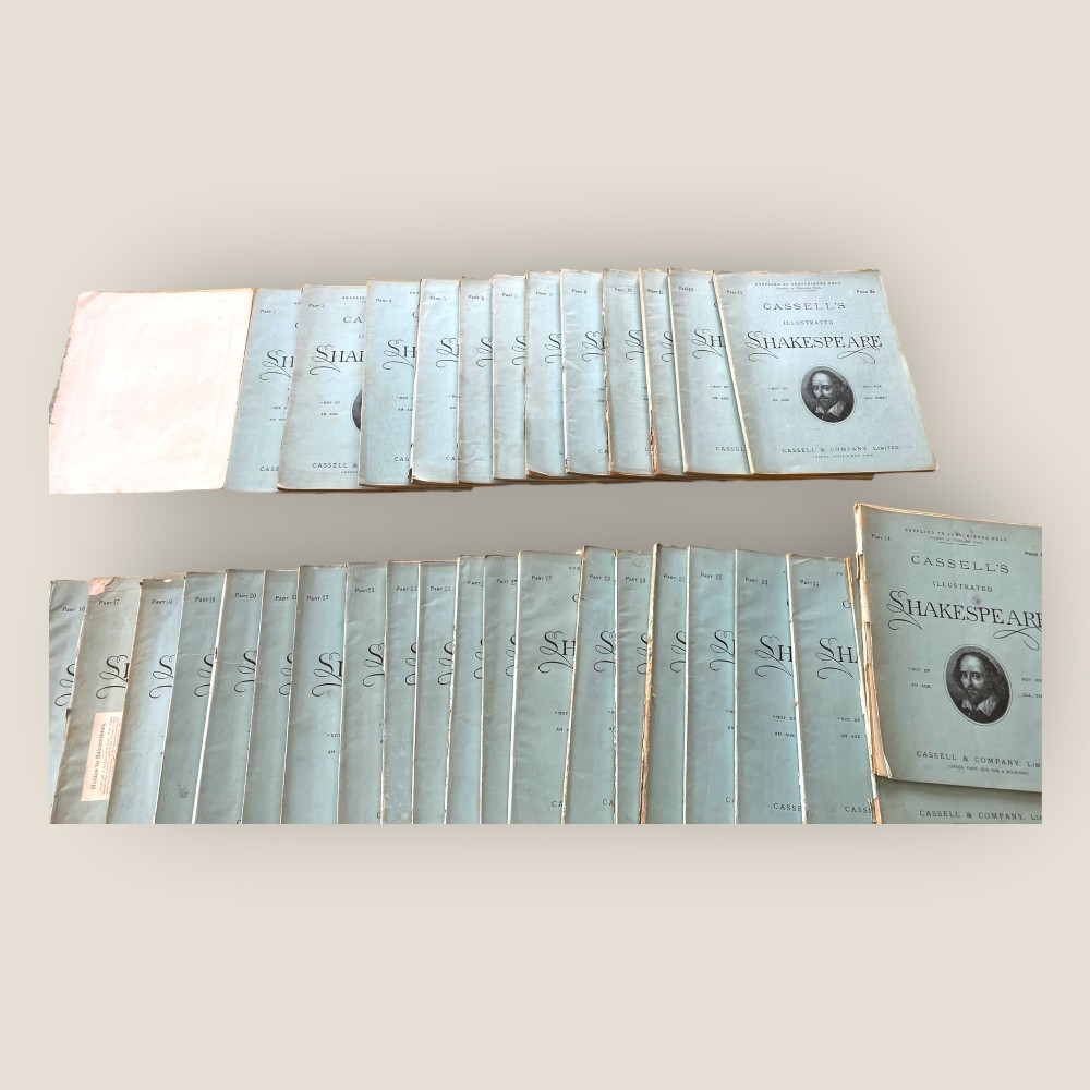Cassels Illustrated Shakespeare Large Paper Edition Complete Set of 35