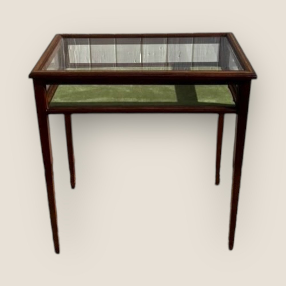 Vintage Mahogany Inlaid Bijourterie Table