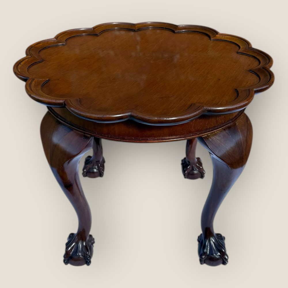 Antique Edwardian Mahogany Pie-Crust Coffee Table | Occasional Table