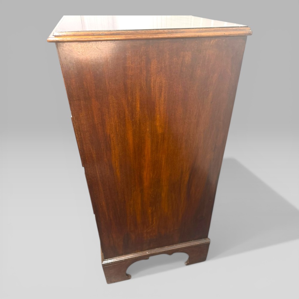 Antique Large Georgian George III Mahogany Chest of Drawers c1760 Bracket Feet View VI