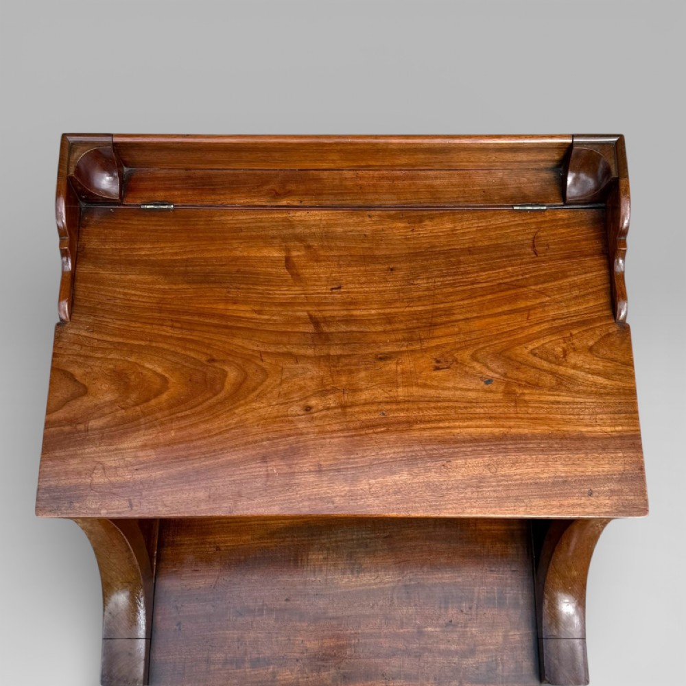 Antique Georgian Gillows Mahogany Bedside Table Cabinet | Pot Cupboard View VIII