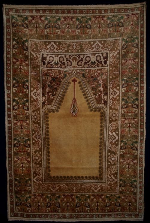 Antique Turkish Banderma Prayer Rug, Perfect Condition, Great Colour, Circa 1900