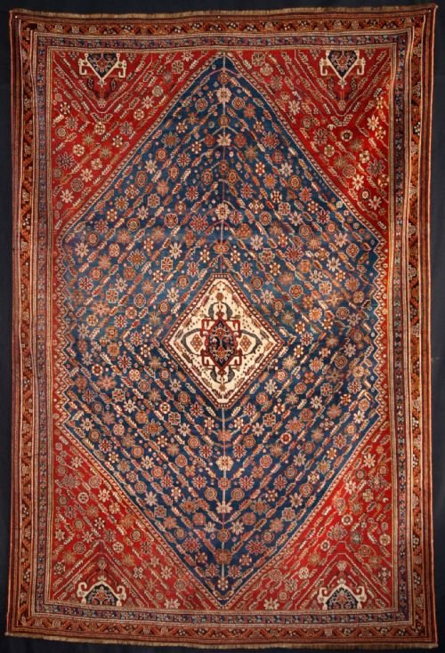 







Antique South West Persian Qashqai Tribal Rug, Fine Weave, Excellent Design, 4th Quarter 19th Century