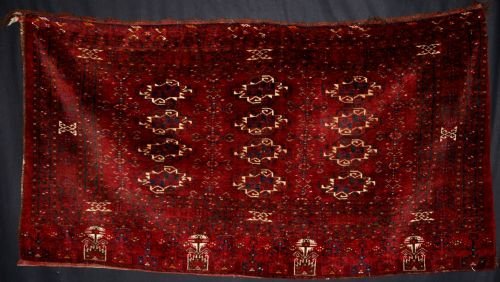 Antique Afghan Turkmen Chuval, Large Size, Perfect Condition, Superb, Circa 1900/20