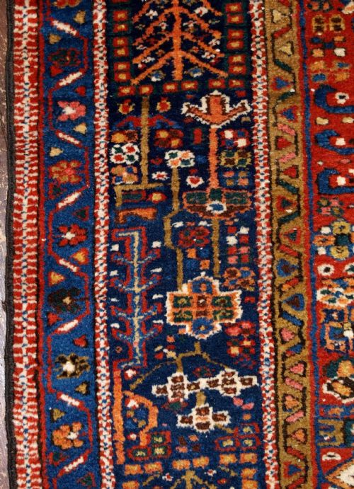 fig 1. ANTIQUE KARAJA RUNNER, 17 FEET 3IN LONG, TRADITIONAL DESIGN, CIRCA 1900