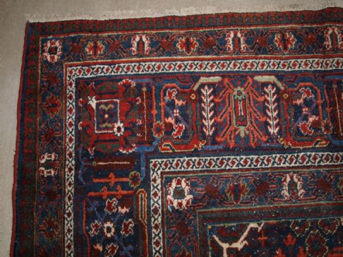 fig 1. ANTIQUE JOSHEGHAN CARPET, TRADITIONAL SHRUB DESIGN, CIRCA 1900-20