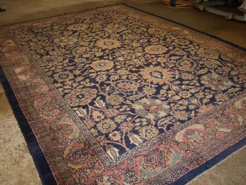 Antique Zeigler Mahal Carpet, Wonderful Colours & Design, Large Size, Circa 1900