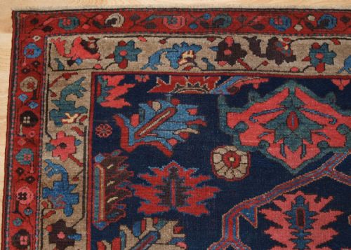 fig 1. ANTIQUE KURDISH RUG, GREATER HAMADAN REGION, VERY RARE DESIGN, CIRCA 1920