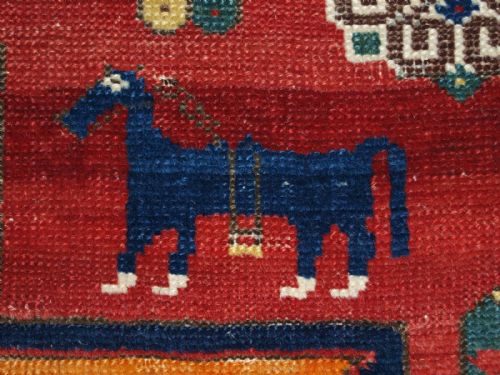 fig 1. ANTIQUE CAUCASIAN STAR KAZAK RUG, RARE & UNUSUAL DESIGN, LATE 19TH CENTURY