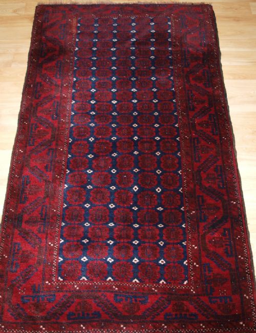 Old Afghan Rug of Traditional Design with Superb Colour, Circa 1920