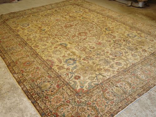 Antique ‘Benlian’ Tabriz Carpet, Superb Example, Very Soft C0lours, Circa 1920