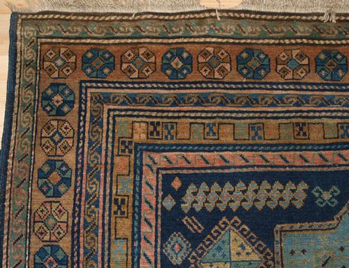 fig 1. ANTIQUE CAUCASIAN DERBENT RUG, CLASSIC 3 STAR MEDALLION DESIGN, CIRCA 1900/20